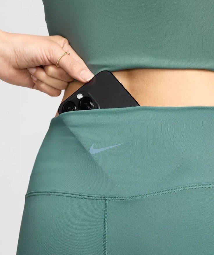 $60 Nike One Women's Bicoastal High-Waisted  7/8 Leggings-Green-XLarge-New Tag