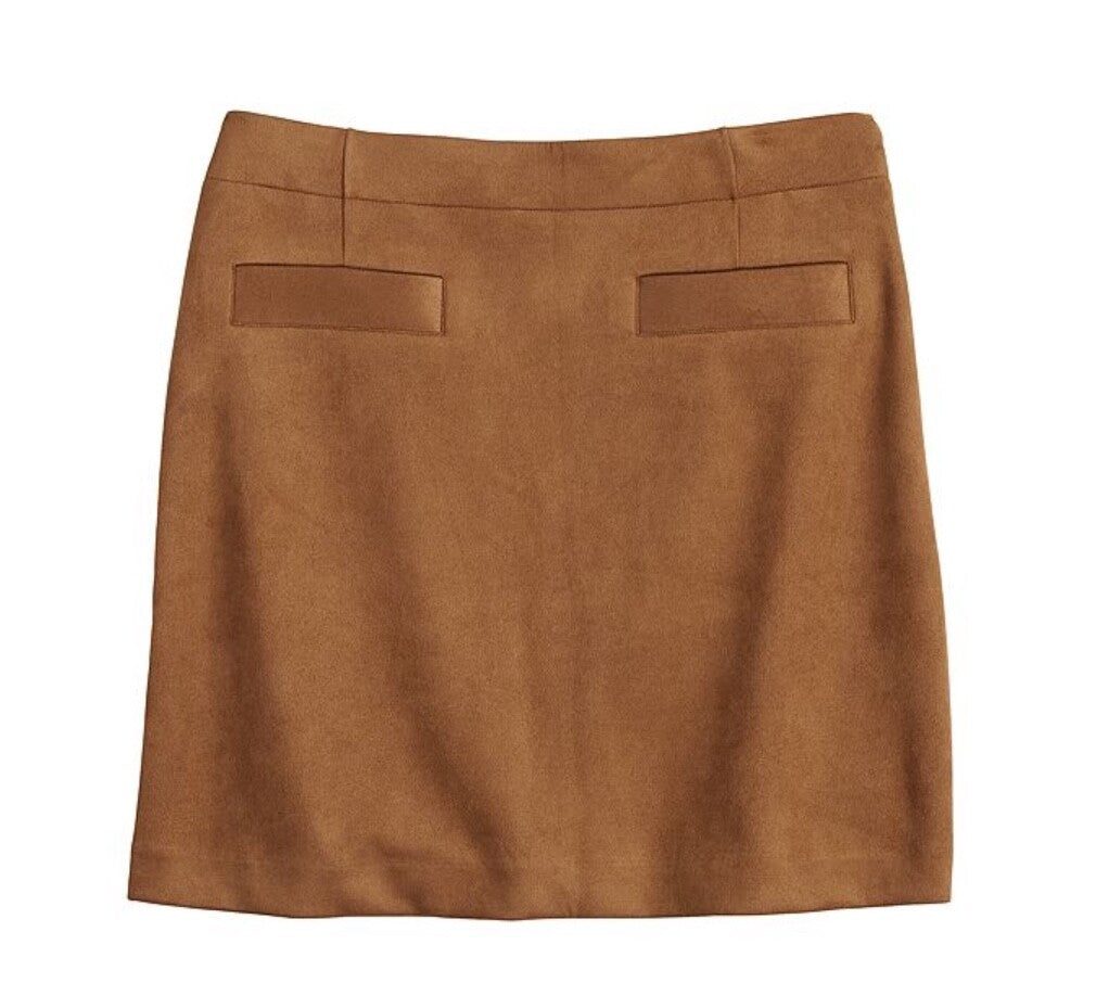$44 Lauren Conrad Women’s-Mini Skirt- Camel Brown- Size XSmall-New Tag