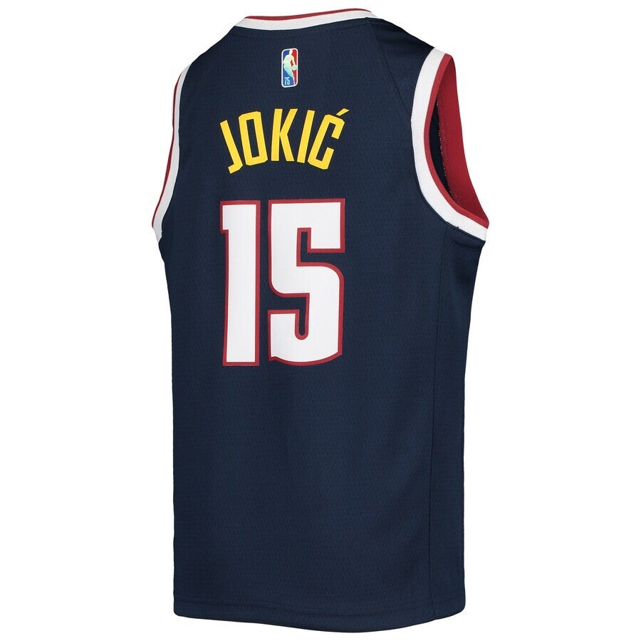 $60 Nike Toddler Denver Nuggets Nikola Jokic Jersey - Navy - Large - New Tag