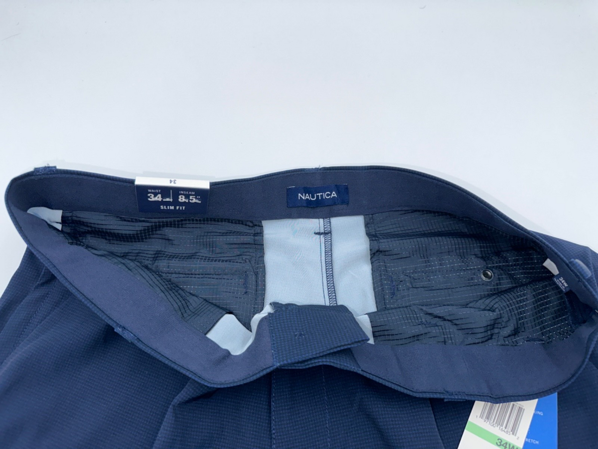 $70 Nautical Men’s Shorts 8.5” - B55100 - 4NV Navy - 34W - New with tag