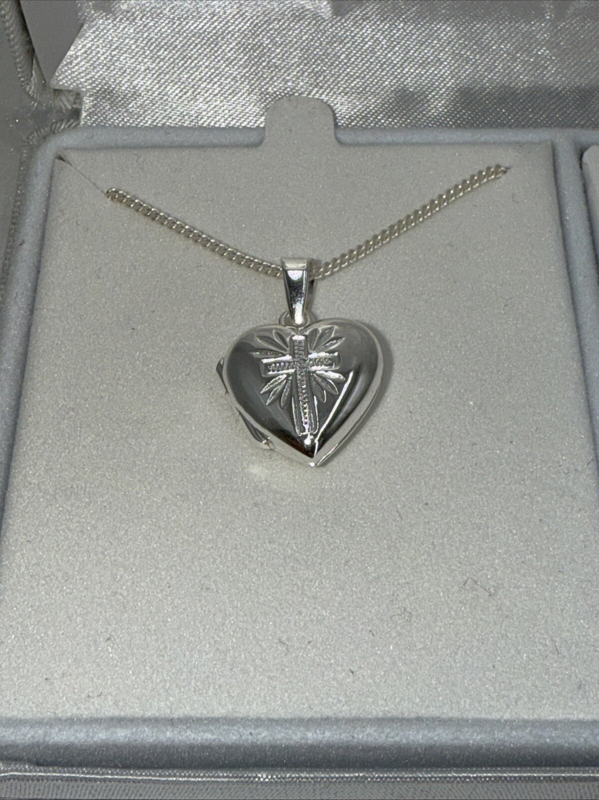 Cross Gifts Christian Cross My First Communion Locket With Necklace Gift Box