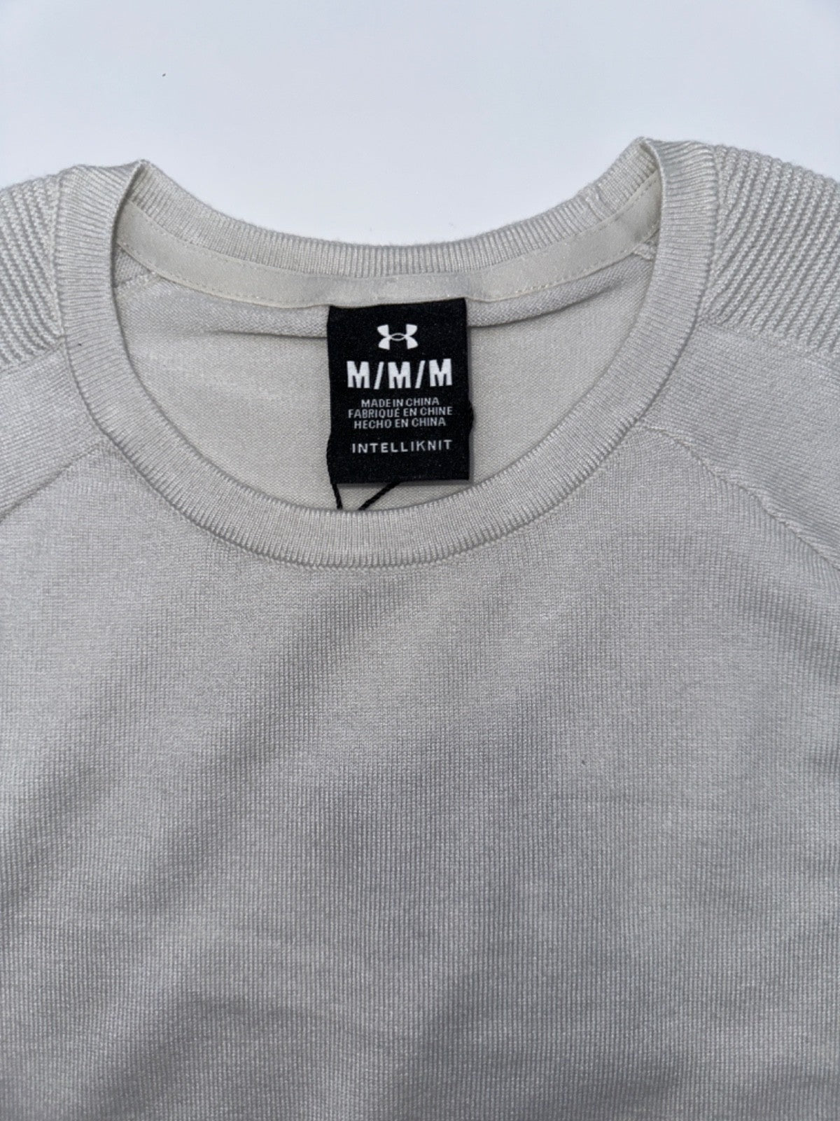 $150 Under Armour Men's Tour Tips Sweater - White - Medium - New With Tag