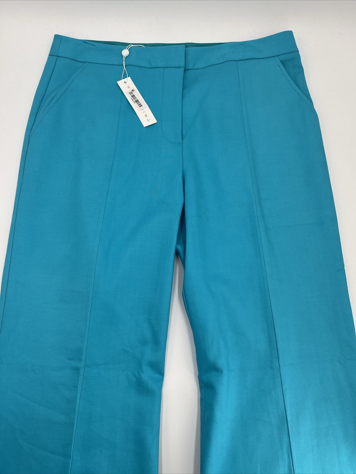 $298 Trina Turk Women’s Tailored Fit Daydream Slit Pants-Atmosphere-Size: 10 (L)