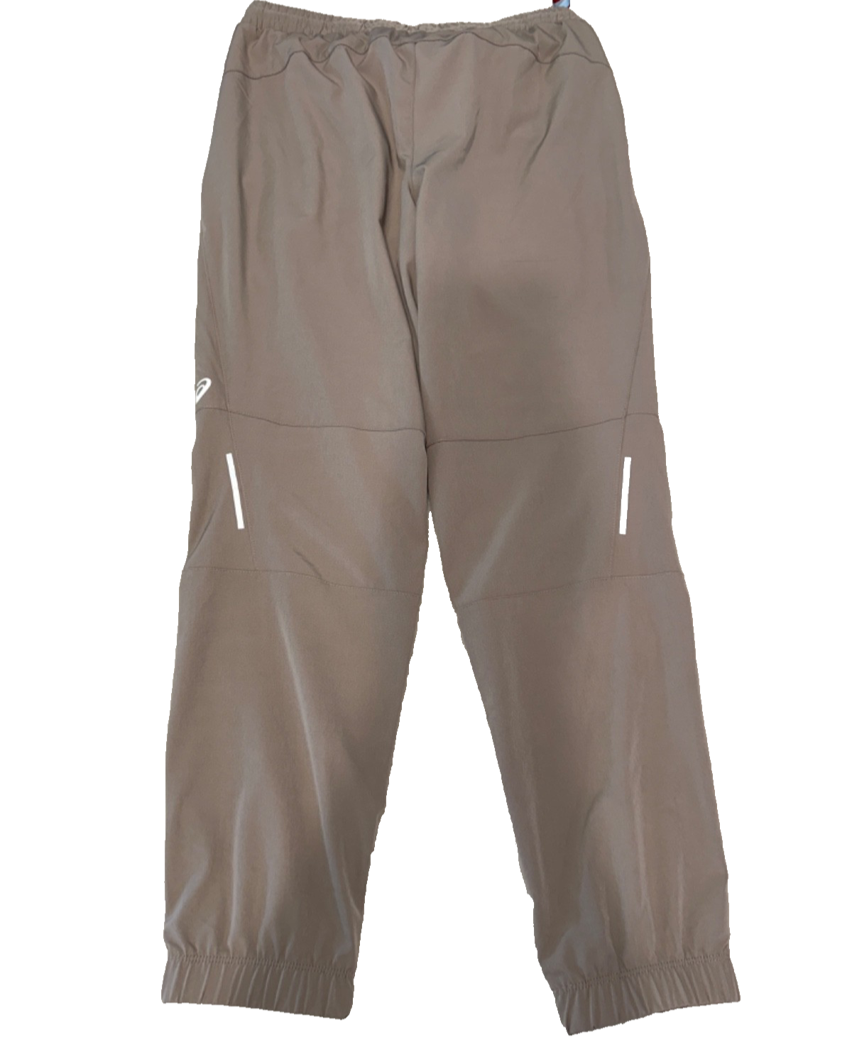 $60 Asics Men's Woven Stretch Pants - Khaki/ KH093 - Medium - New With Tags