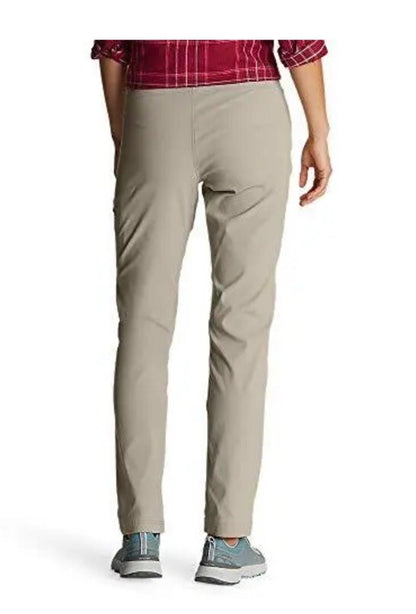 $70 Eddie Bauer Women's Rainier Stretch Hiking Pants-Pumice Beige -Size: 8 New