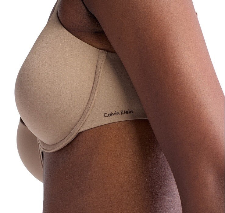 Calvin Klein Women’s Perfectly Fit T-Shirt Bra F3837 - Speakeasy Blue- 34D