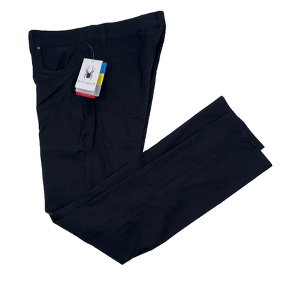 $89 Spyder Men's Tech Five-Pocket Pants - Black - Size: 32W x 32L - New With Tag