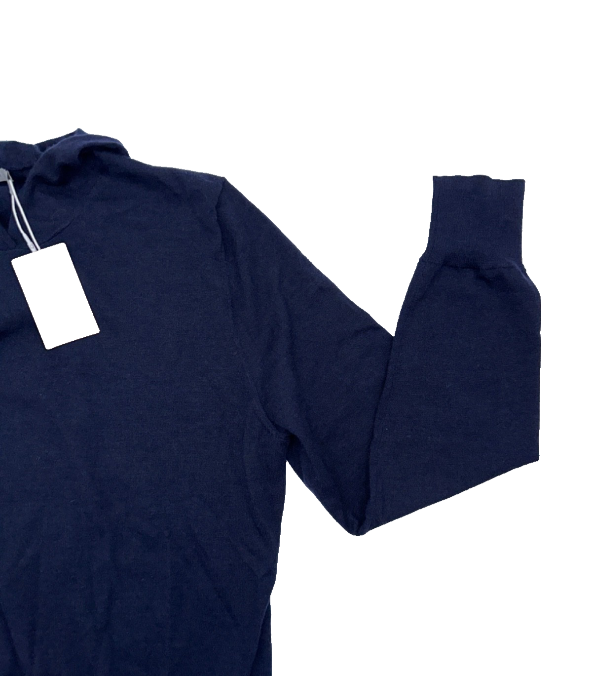 $240 PeterMillar Women's Merino Excursionist Flex Popover Hoodie-Navy-Medium-New