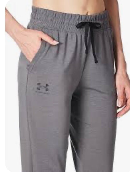 $60Under Armour Women’s Rival Terry Jogger Pull-On Pants-Charcoal-XLarge-NWT