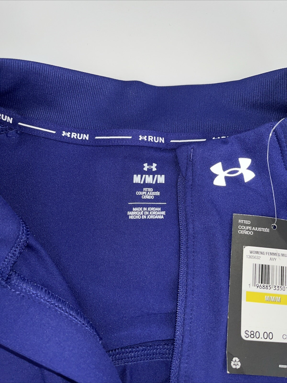 $80 Under Armour Women’s 1/2 Zip Top Running  Qualifier Run 2.0-Purple-Medium
