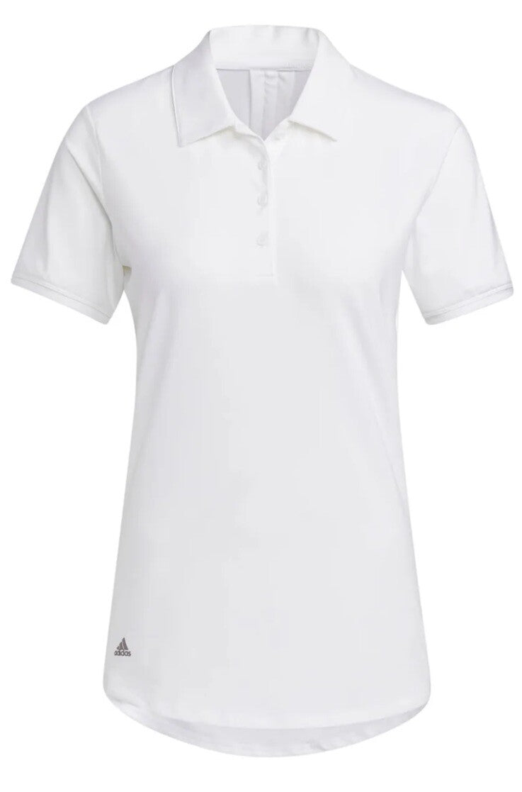 $60 Adidas Women’s Ultimate 365 Solid Golf Polo Shirt- White - Medium-New Tags