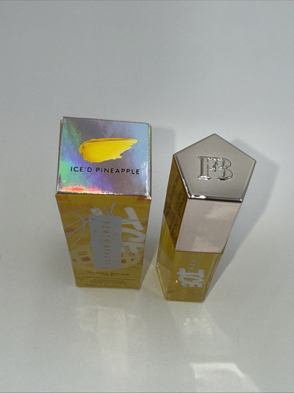 LIMITED EDITION Fenty Beauty Gloss Bomb ICE Cooling Lip Luminizer -Pineapple -