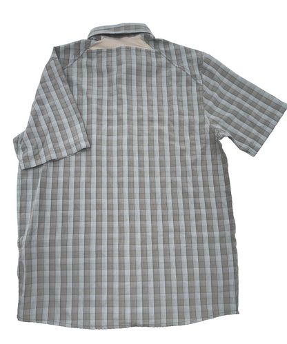 $55 Under Armour Men’s Drift Tide 2.0 Plaid Button Up Shirt-Grove Green -Medium