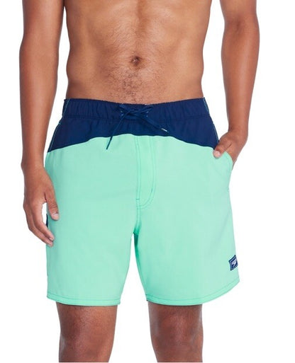 Speedo Men's 6.5” Marina Flex Volley Swim Shorts Trunks - Arctic Blue - Small