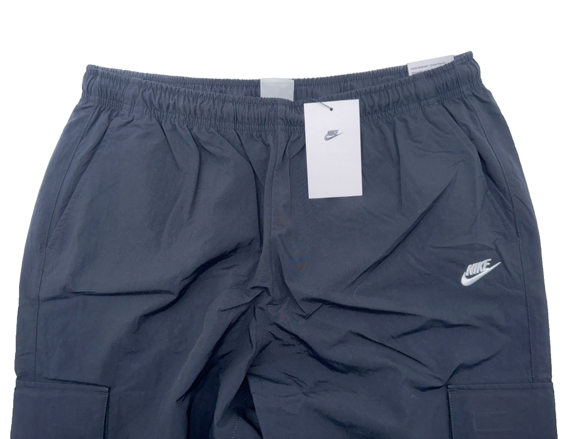 $70 Nike Men’s Club Woven Cargo Parts - Black/White - Medium - New With Tags