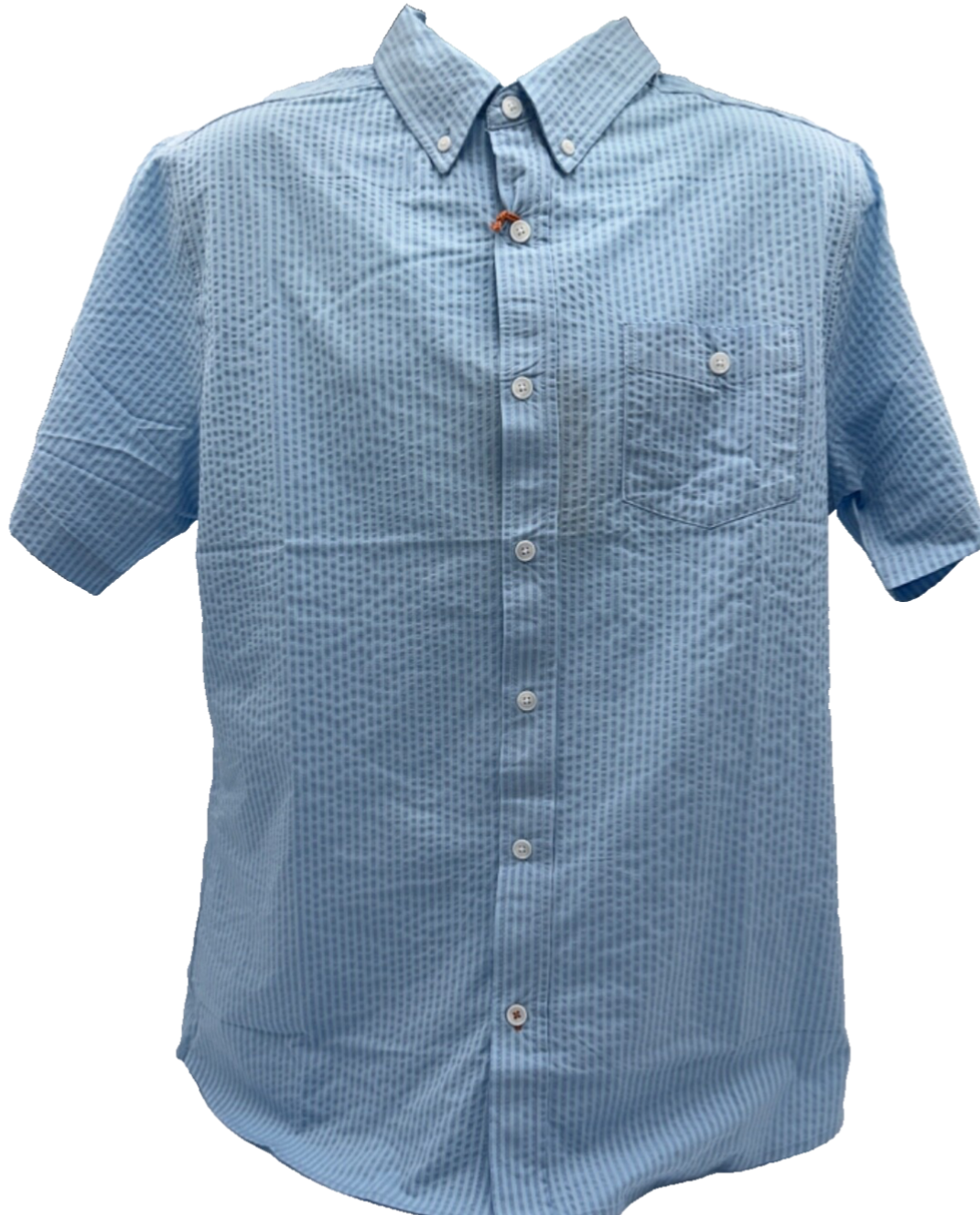 $60 Original Weather Proof Vintage Men’s  Button Up Shirt-Light Blue-Medium-New