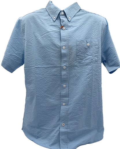 $60 Original Weather Proof Vintage Men’s  Button Up Shirt-Light Blue-Medium-New