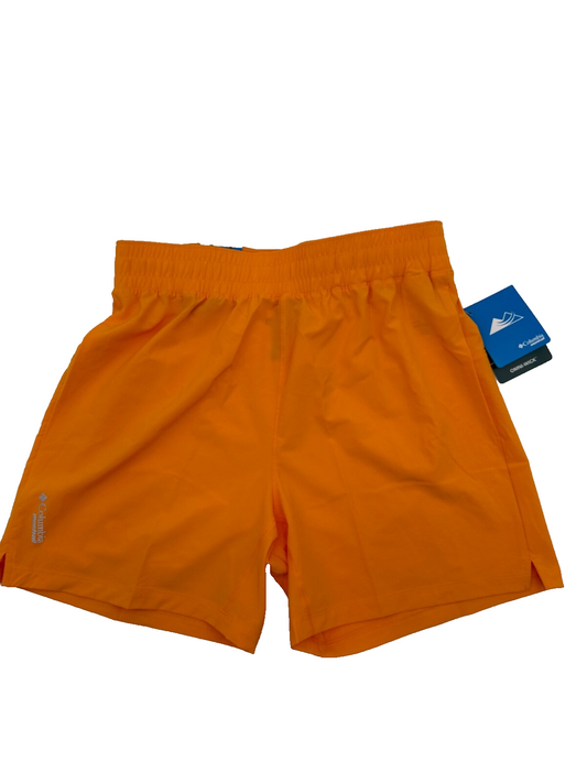 $55 Columbia Montrail Endless Trail 5” Shorts Men’s- Orange - Small- New