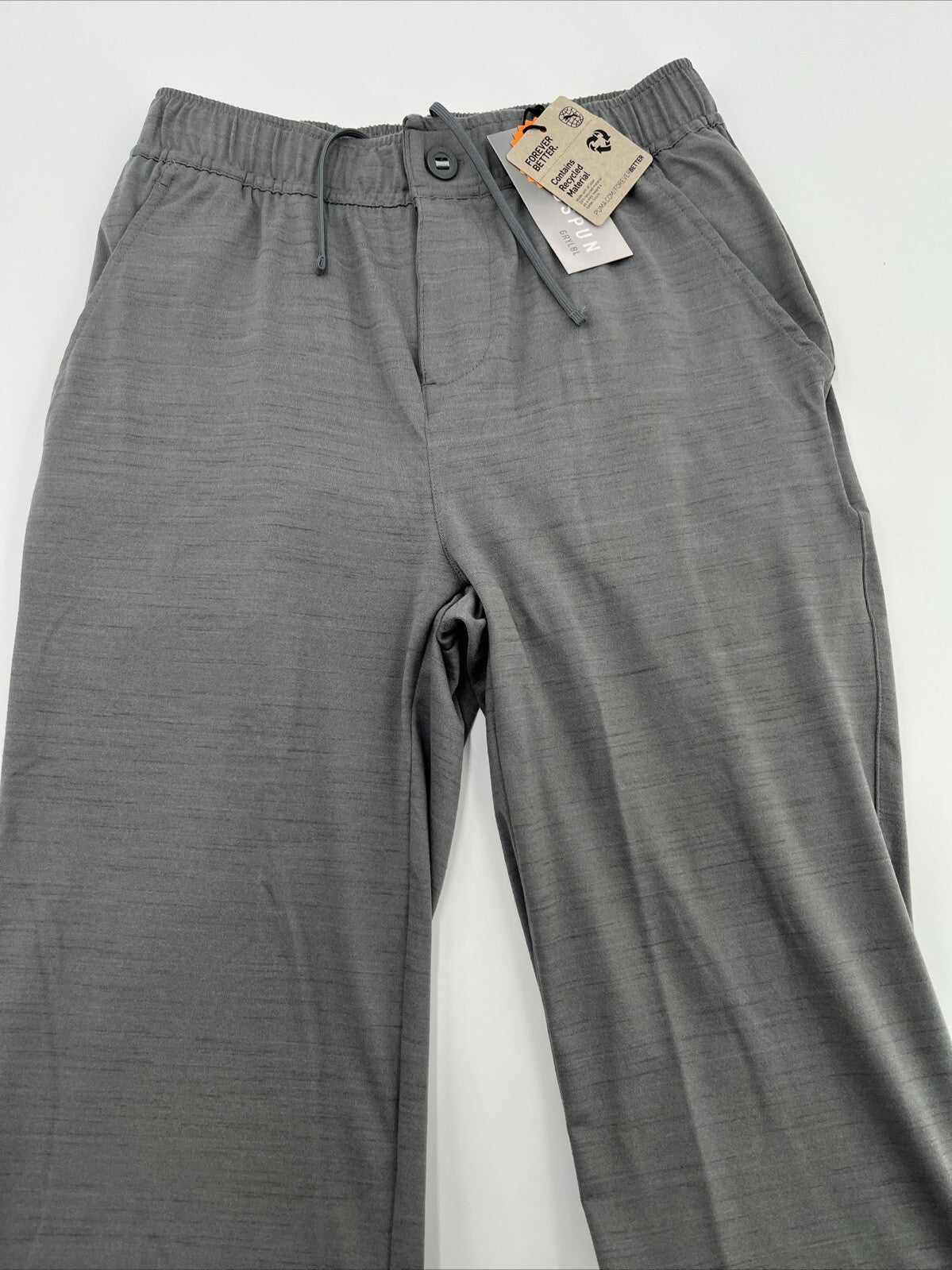 $90 Puma Men’s Cloudspun Grylbl performance golf pants-Quiet Shade Grey-Medium