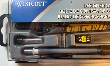 Westcott Designer Compass Set with Carrying Case DCS-10