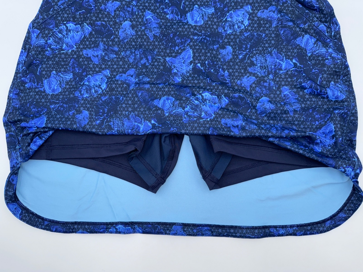 $125 Peter Millar Women’s Ginko Print Golf Skort - Abaco - Large -New With Tag