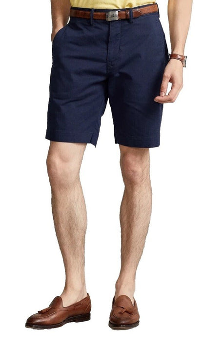 $90 Polo Ralph Lauren Men's Classic Fit 9" Stretch Chino Shorts-Ink Blue- 35W