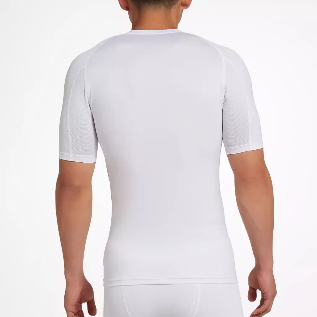DSG Men’s Compression Crew T Shirt - Pure White - Small - New With Tags