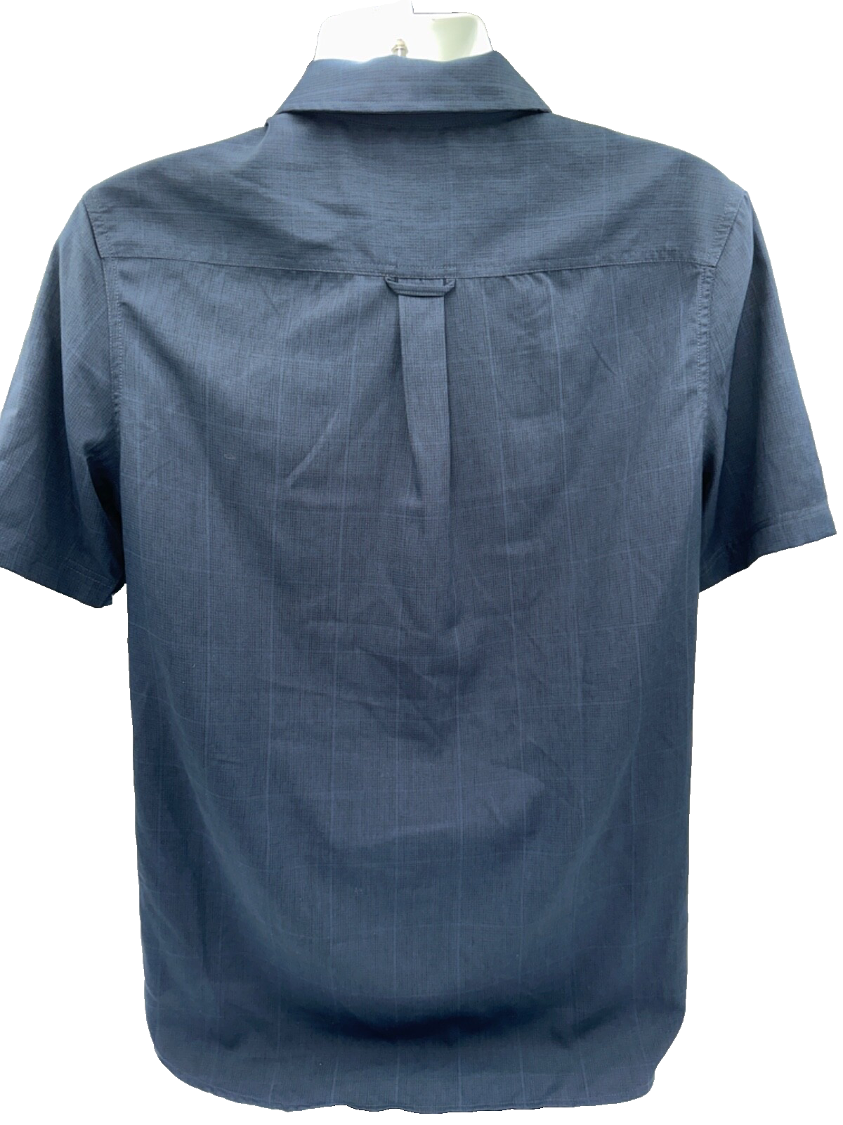 $60 G.H. Bass Men’s SS Cationic Button Down Shirt - Sky Captain - Medium - New