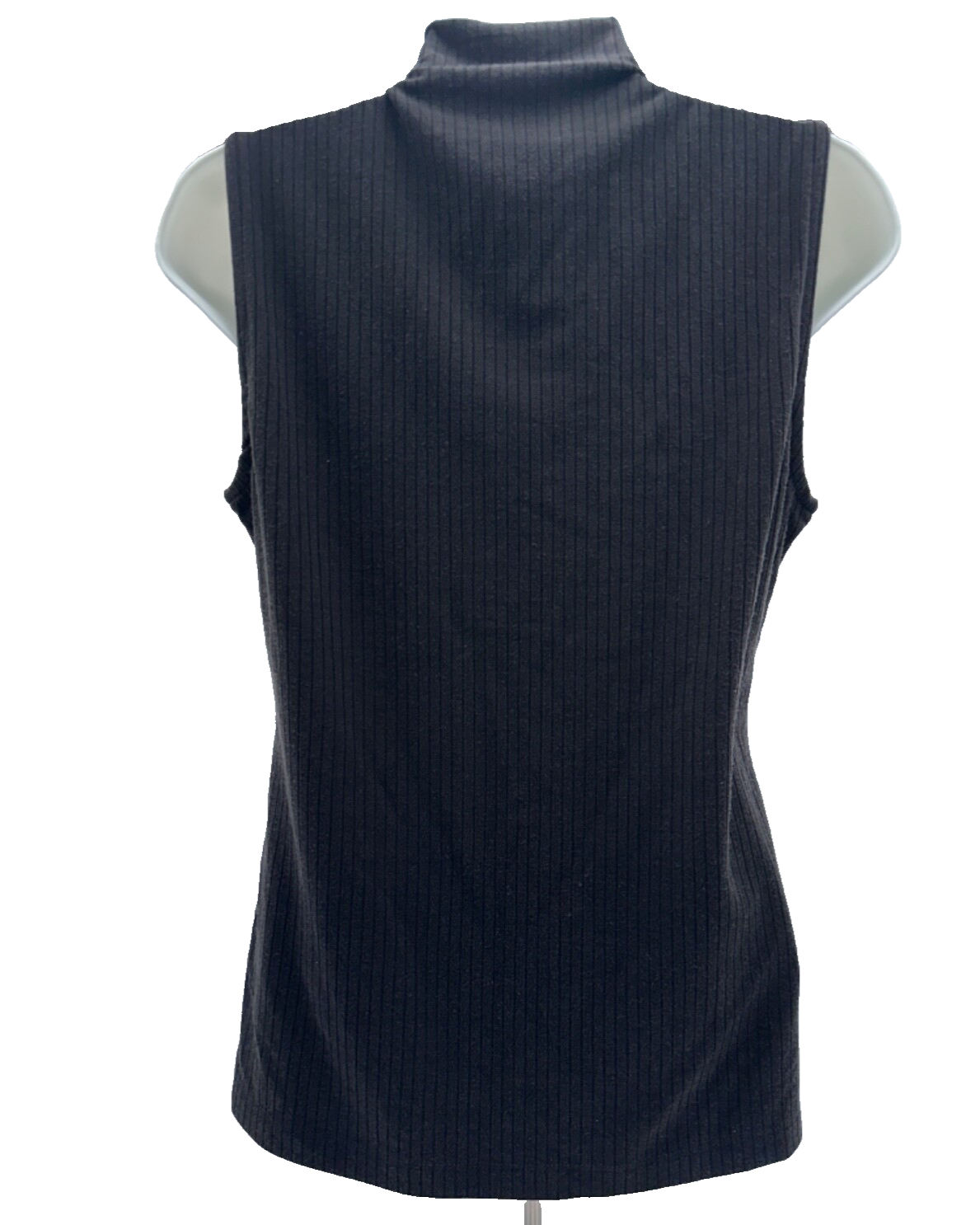 $48 Elie Women’s Sleeveless Turtleneck - Black - Medium - New With Tag