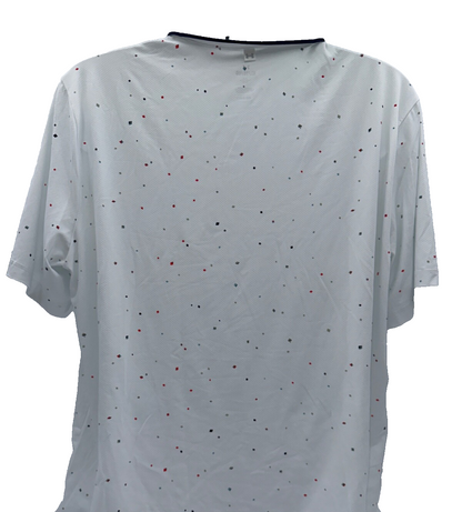 $75 Under Armour Men's ISO Chill Diamond Scatter Polo - White - Small - New Tag