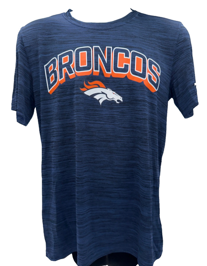 $42 Nike Men’s Denver Broncos Velocity Dri Fit T Shirt - Navy - Small - New Tag