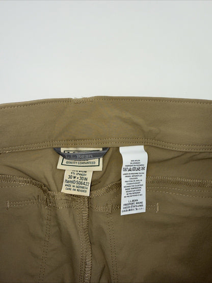 $79 LL Bean Men’s Cresta Hiking Cargo Nylon Stretch Outdoor- Driftwood- 30W 30L