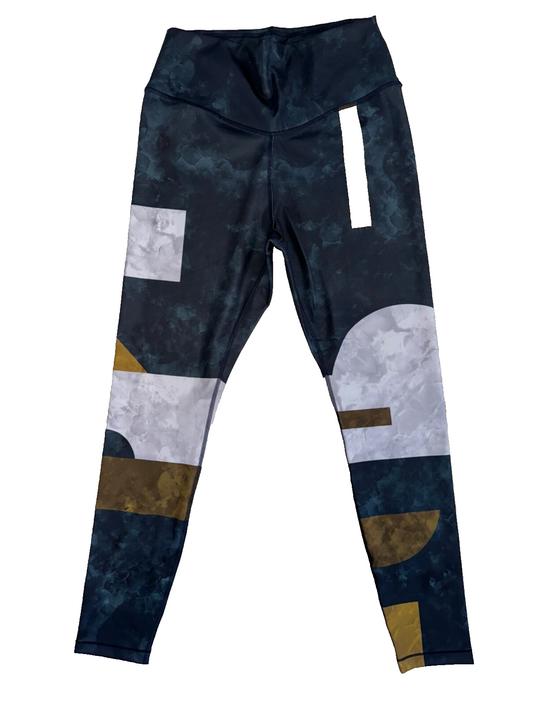 $115 Lole Life Women’s Burst Leggings- Takir Dark Blue-Medium-New With Tag