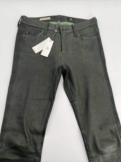 $975 Adriano Goldschmied AG Women’s The Legging Super Skinny Pants-Olive-27W-NEW