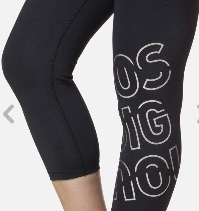 $95 Rossignol Women’s Stretch 3/4 Length Running Tights- Black- XLarge- New Tags
