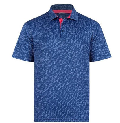 $65 Swannies Men’s Golf Ashton Polo Shirt- Navy Blue - Small- New With Tags