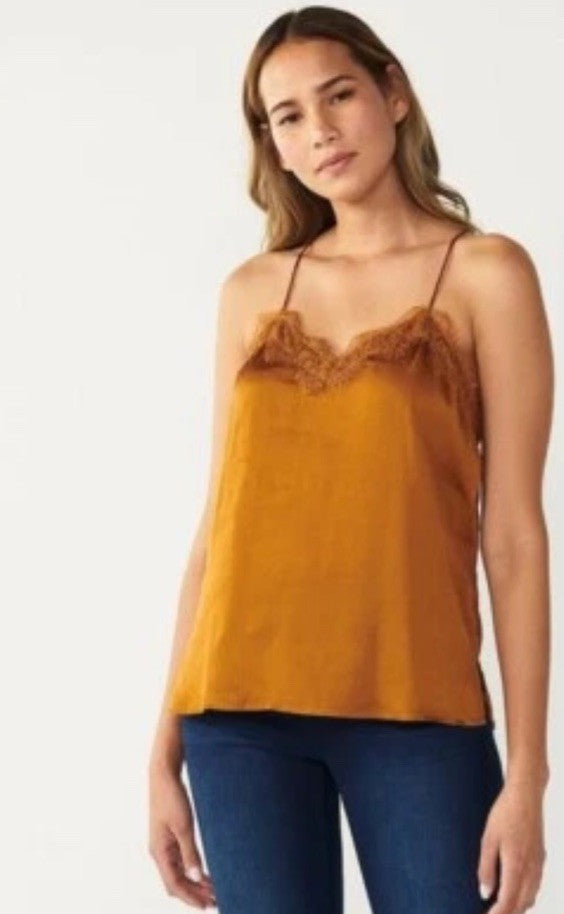 Nine West Women’s-Woven Cami Top - Mocs- Large -New Tag