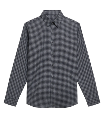 $195 Theory Men's Irving Space Multi Button Down Shirt - Navy/White - Small-New