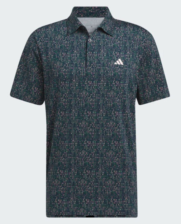 $70 Adidas Men’s Ultimate365 Power Grid Print Shirt -Collegiate Navy- Small-New