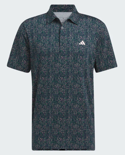 $70 Adidas Men’s Ultimate365 Power Grid Print Shirt -Collegiate Navy- Small-New