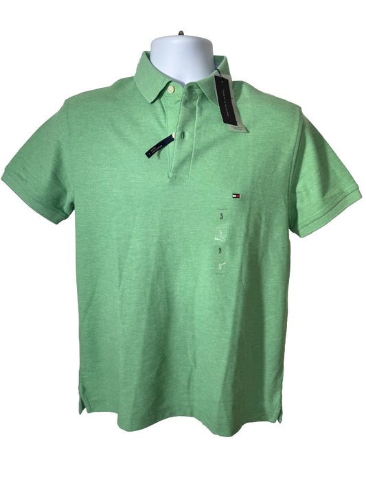 Tommy Hilfiger Men’s Justin Reg Fit Polo Shirt - Light Green -Small-MSRP $64.50