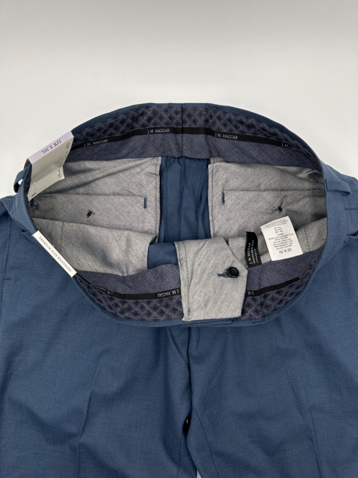 $60 J.M. Haggar Men’s- Stretch Pant- Chambray - 32Wx30L - New with tag