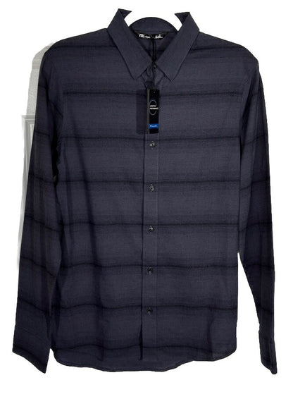 $125 Travis Mathew Men’s Stretch Stripe Button Long Sleeve Shirt- Zeke-Small-New