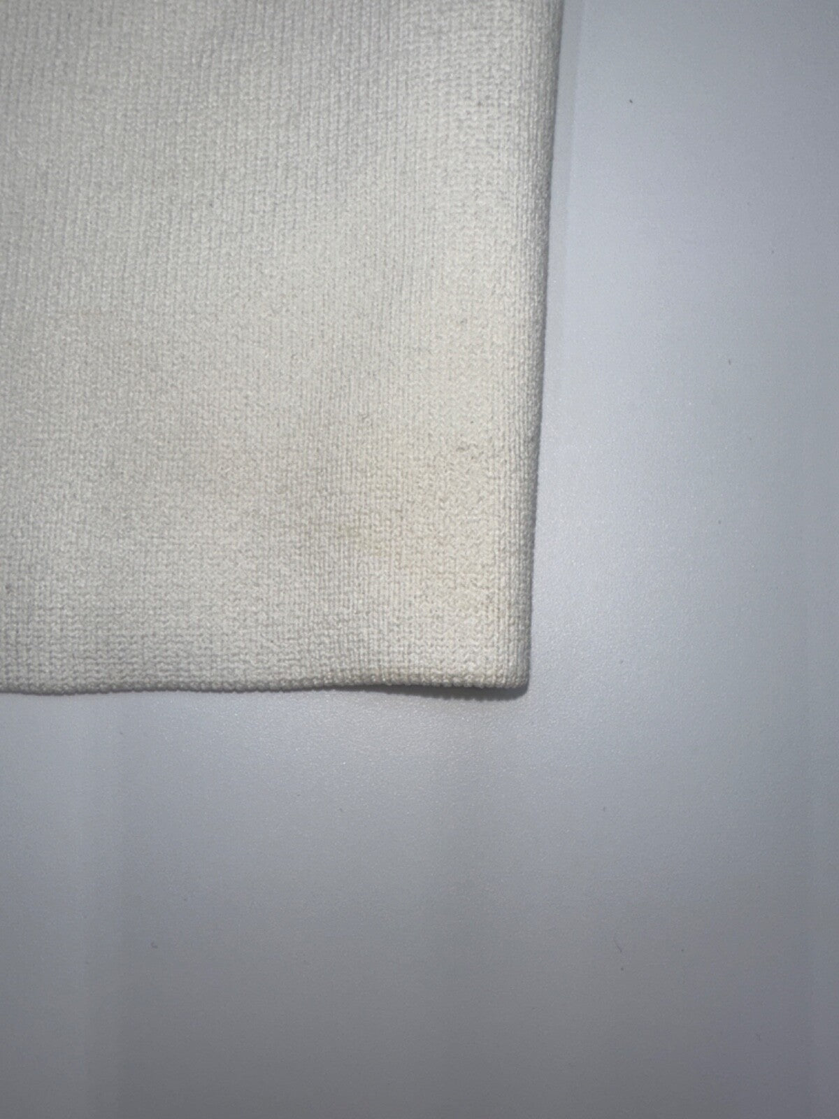 $395 Vince Women’s Square Neck Rib Tank Top- Off White-XSmall- New Slight Defect