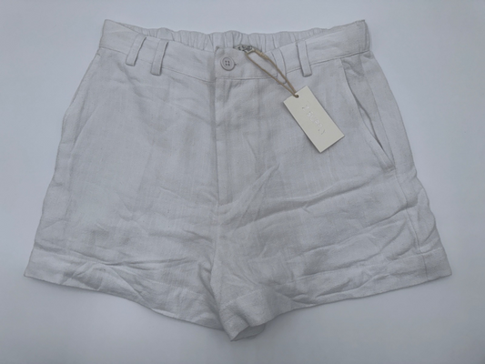 $80 Z Supply Women's Micah Linen Shorts 3.5” - White - Medium - New With Tags