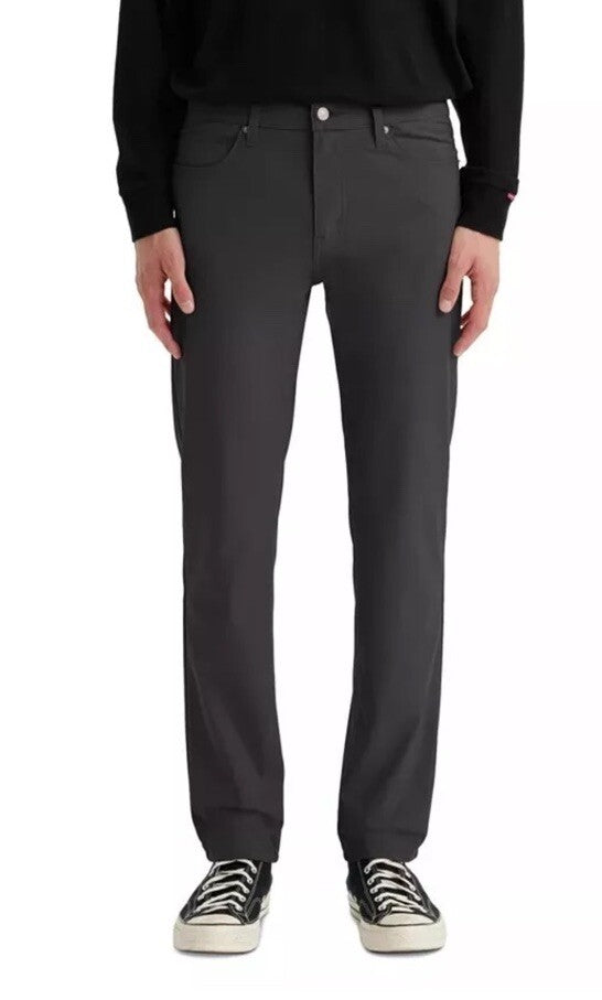 $70 Levi's Men's 511 Slim Tech Pants Stretch A92130010- Grey- 36W 30L - New Tag