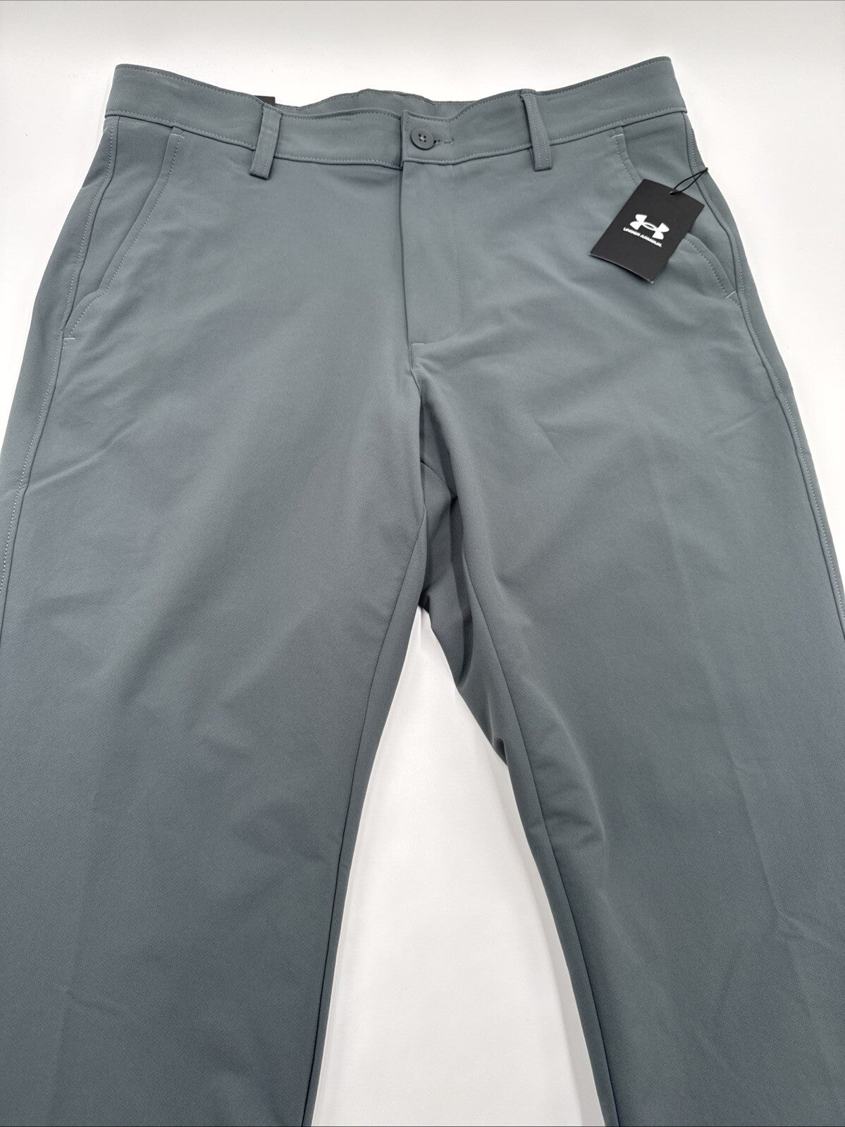 Under Armor Men’s Wicking Golf Flat Front Tech Pants-Pitch Gray-Size 32W 32L-New