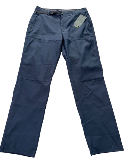 $80 Free Country Men's Stretch Casual Pants - Blue Steel - Size 34W x 32L - New