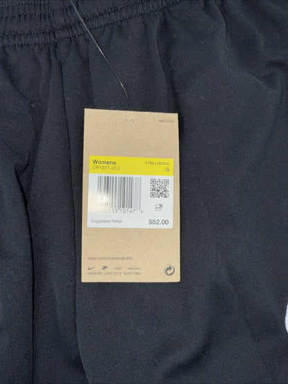 $52 Nike Women's Academy 23 Warm Up Pants DR1671-010- Black- Small- New Tags