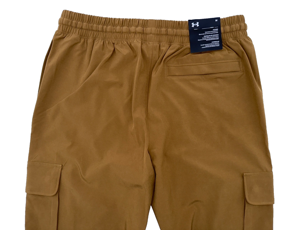 $80 Under Armour Men's Vibe Woven Cargo Pant Joggers - Brown - Medium - New